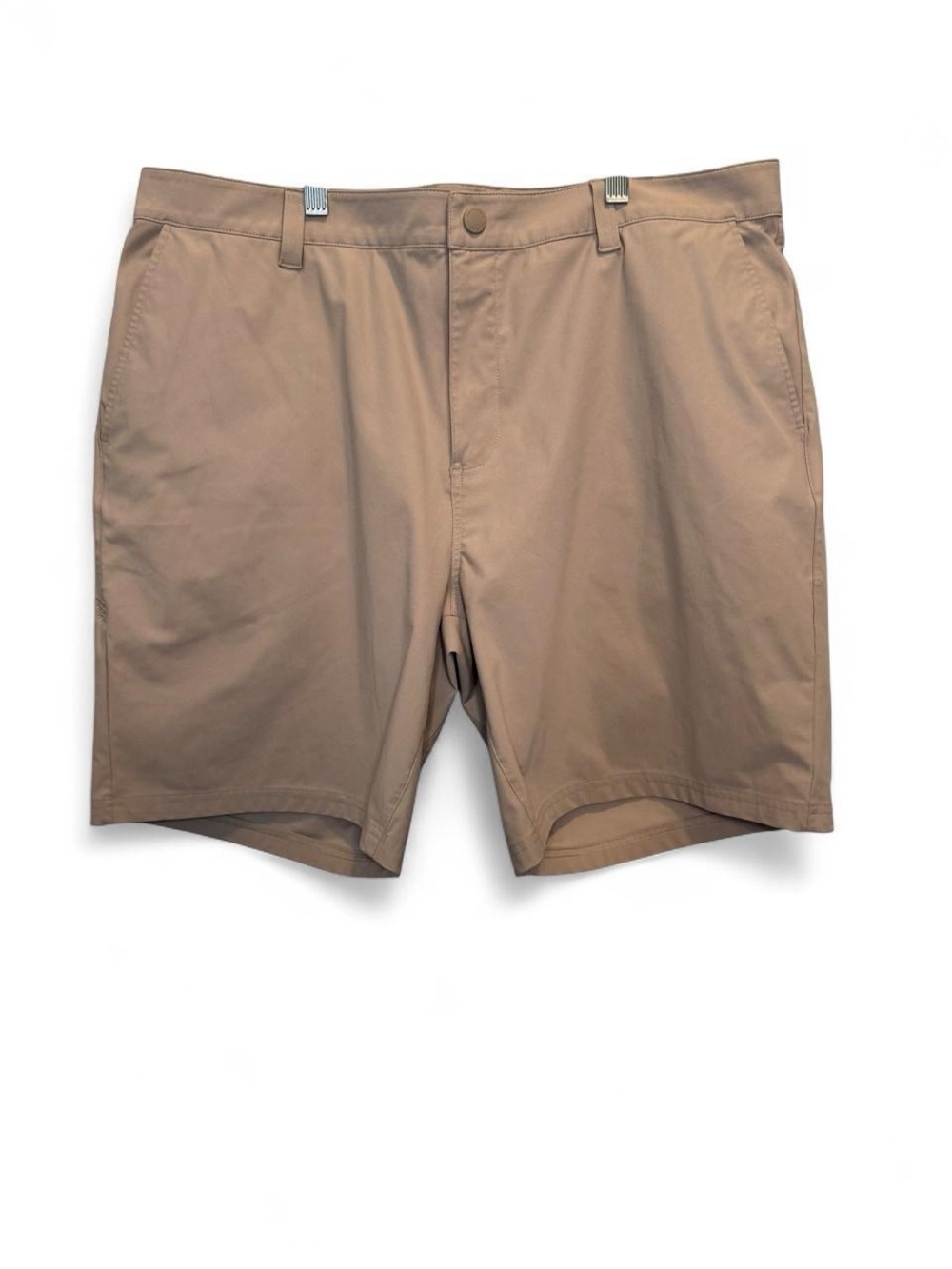 Rhone 9” Commuter Shorts Tan Beige Khaki Size 38 Preppy Performance Golf